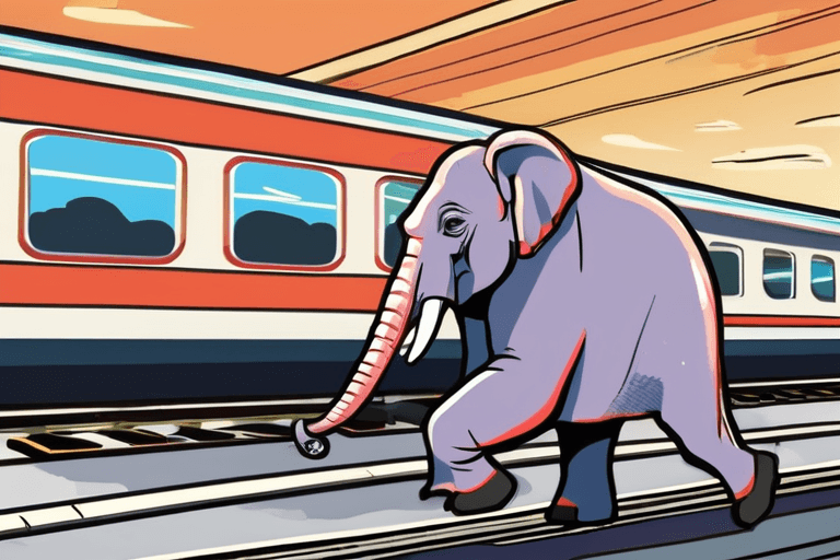 Elephants Trampled by High-Speed Train in North-Eastern India