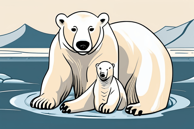 Polar Bear Motherhood Defies Expectations: Female Bear Adopts Second Cub